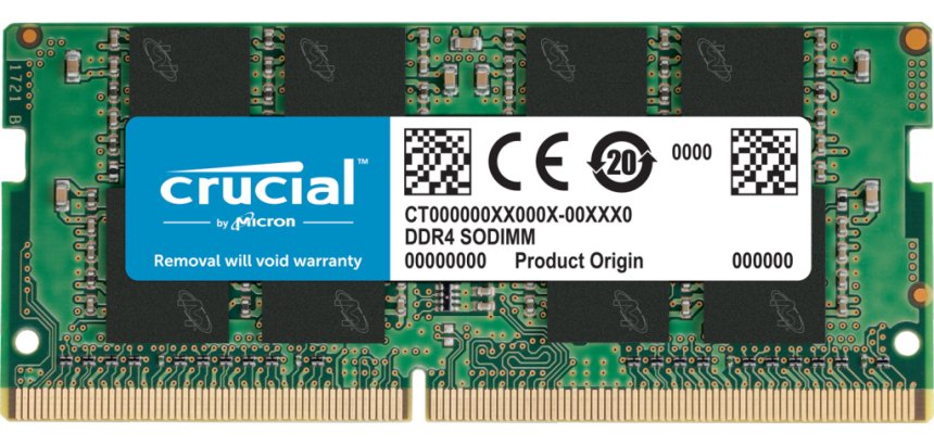 Crucial CT8G4SFRA32A module de mémoire 8 Go 1 x 8 Go DDR4 260-pin SO-DIMM
