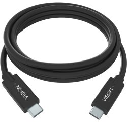 Vision TC 2MUSBC/BL câble USB USB 3.2 Gen 1 (3.1 Gen 1) 2 m USB C Noir
