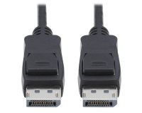 Tripp Lite P580-010-V4 Cable DisplayPort 1.4 con Conectores de Seguridad - 8K UHD, HDR, 4:2:0, HDCP 2.2, M/M, Negro, 3.05 m [10 pies]