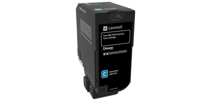 Lexmark - High Yield - cyan - original - toner cartridge - LCCP, Lexmark Corporate