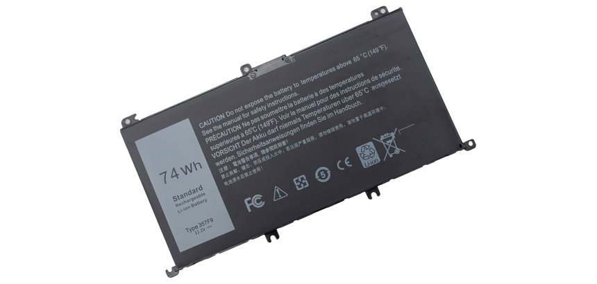 DLH Batterie Li-Pol 11.1V 6600mAh 74Wh - 357F9 / 0357F9 / 0GFJ6 / 00GFJ6 / 71JF4