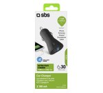 SBS Chargeur allume cigare Type C - Usb 3.1A
