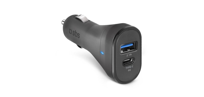 SBS Chargeur allume cigare Type C - Usb 3.1A