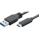 Uniformatic 10612 câble USB USB 2.0 2 m USB A USB C Noir