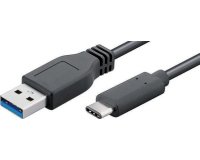 Uniformatic 10612 câble USB USB 2.0 2 m USB A USB C Noir