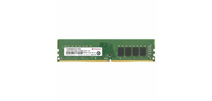Transcend JetRam JM3200HLE-32G module de mémoire 32 Go 1 x 32 Go DDR4 288-pin DIMM