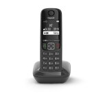 Gigaset AS690 Teléfono DECT/analógico con bloqueo de llamadas Negro