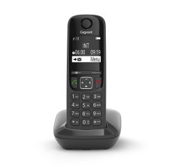 Gigaset AS690 Teléfono DECT/analógico Identificador de llamadas Negro