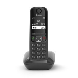 Gigaset AS690 Teléfono DECT/analógico Identificador de llamadas Negro