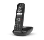 Gigaset AS690 Teléfono DECT/analógico con bloqueo de llamadas Negro