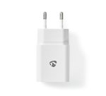 NEDIS Chargeur secteur Blanc avec cable USB-C 1M