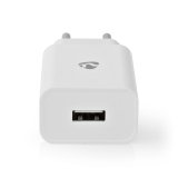 NEDIS Chargeur secteur Blanc avec cable Lightning 1M