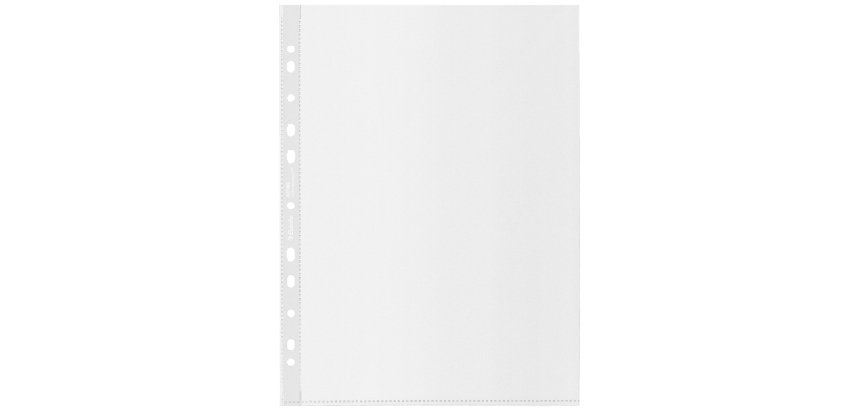 Pochettes perforées Esselte A4 polypropylène recyclé 7/100e grainé - Boîte de 100