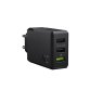 Green Cell CHARGC03 mobile device charger Universal Black AC Fast charging Indoor