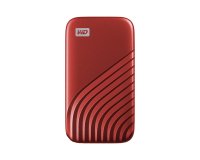 Western Digital My Passport 2 TB USB Tipo C 3.2 Gen 2 (3.1 Gen 2) Rojo