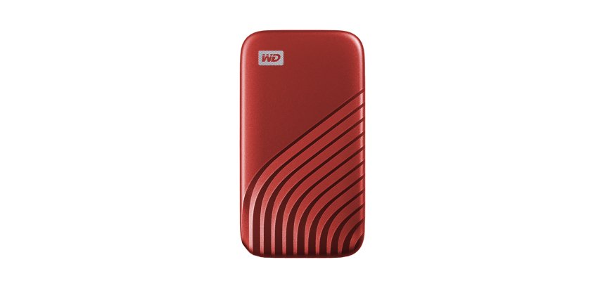 Western Digital My Passport 2 TB USB Tipo C 3.2 Gen 2 (3.1 Gen 2) Rojo