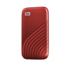 Western Digital My Passport 2 TB USB Tipo C 3.2 Gen 2 (3.1 Gen 2) Rojo