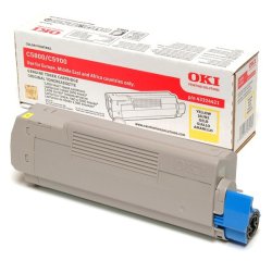 OKI - yellow - original - toner cartridge