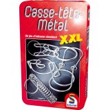 Boîte métal contenant 12 casse-têtes en métal