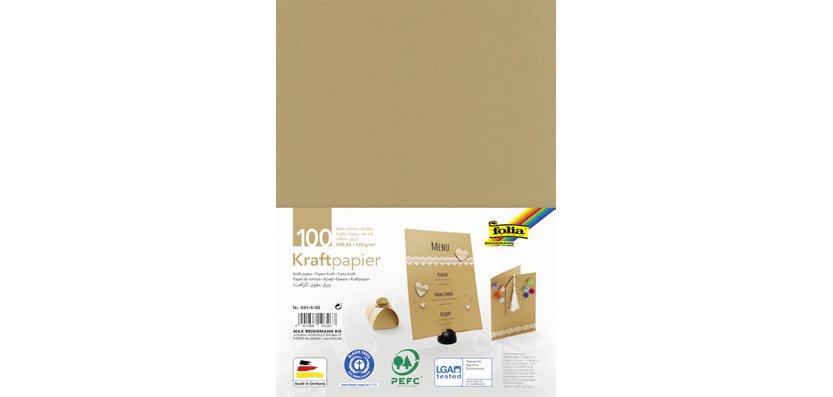 Papier kraft folia 21x 29cm 120g 100 feuilles