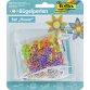 Perle à repasser folia fleur en kit complet avec 1 plaque 220 perles et 1 pincette