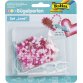 Perle à repasser folia coeur en kit complet avec 1 plaque 220 perles et 1 pincette