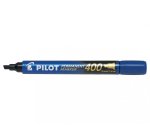 Marqueur permanent MARKER 400 pointe biseautée large encre bleue