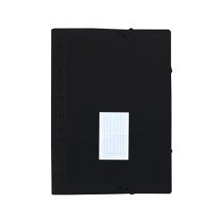 Trieur liderpapel polypropylene a4 210x297 mm 700 microns   13 compartiments fermeture    elastique coloris noir opaque