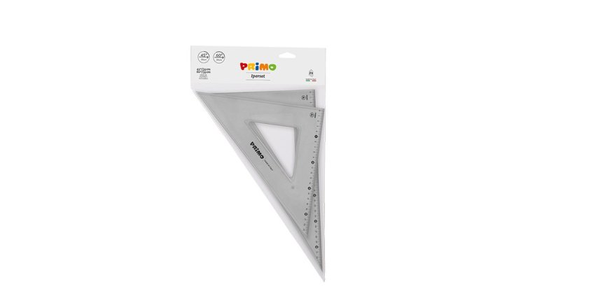 Primo 8260S2Q35 set di righelli 2 pz Polistirolo