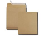 Pochette gpv kraft armé 120g c4 229x324mm soufflet 50mm paquet 50 unités
