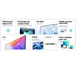 MCL Moniteur 27" IPS QHD, HDMI + DP + Audio + Type C + USB 3.2 + SPK