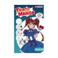 Pochoir Trace Manga pour apprendre à tracer des personnages Manga ''Magical Girl''