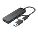 Vention Hub USB 3.0 y Tipo-C CHTBB/ 4xUSB