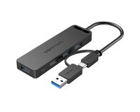 Vention Hub USB 3.0 y Tipo-C CHTBB/ 4xUSB
