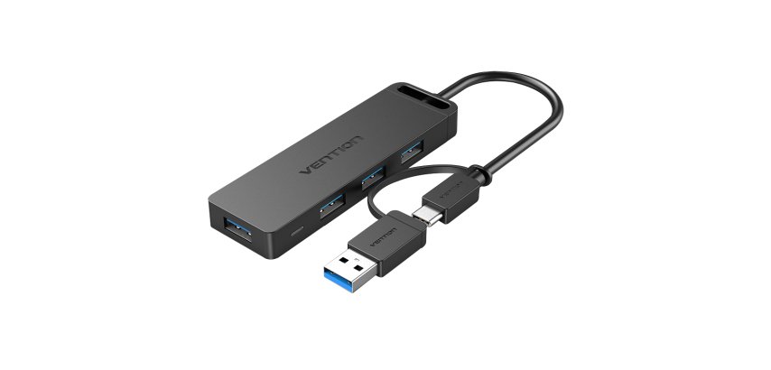 Vention Hub USB 3.0 y Tipo-C CHTBB/ 4xUSB