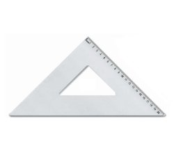 ARDA 18026 righello Righello da scrivania 250 mm Alluminio 1 pz