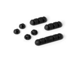 Durable Cavoline Clip Mix Scrivania Supporto per cavo Nero