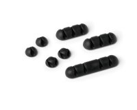 Durable Cavoline Clip Mix Scrivania Supporto per cavo Nero