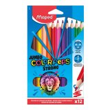 Crayon de couleur triangulaire JUMBO COLOR'PEPS STRONG