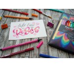 Feutre dessin stabilo pen 68 arty encre inodore base eau   pointe moyenne trace 1mm etui carton 24 unites