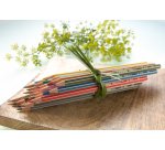 Crayon de couleur stabilo greencolors arty hexagonal    fin bois mine    solide 3mm etui carton 24