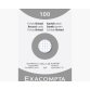 Fiche bristol 105 x 148mm quadrillée 5 x 5 blanche non perforée Exacompta - Boîte de 100