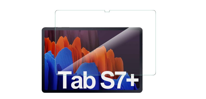 DLH Protection ecran en verre trempe pour Samsung Galaxy Tab S7+