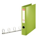 Classeur 4 anneaux en polypropylène, dos 6 cm intérieur et extérieur Vert