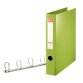Classeur 4 anneaux en polypropylène, dos 6 cm intérieur et extérieur Vert