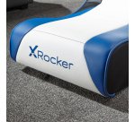 X Rocker 2021026 Video Game Chair Console Gaming Chair Upholstered Seat Black, Blue, White