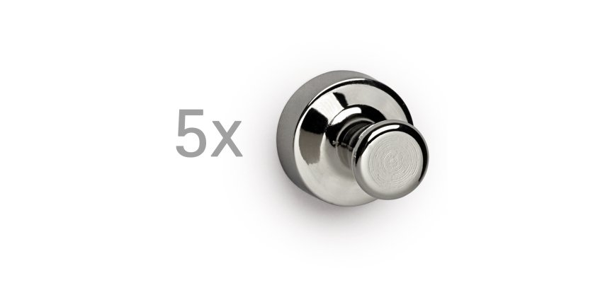 Aimant néodyme, quille, diamètre: 12 mm, nickel