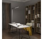 Lampadaire unilux led stratus ergonomique aluminium         recyclable variateur sur le   mat 4250 lumen coloris gris