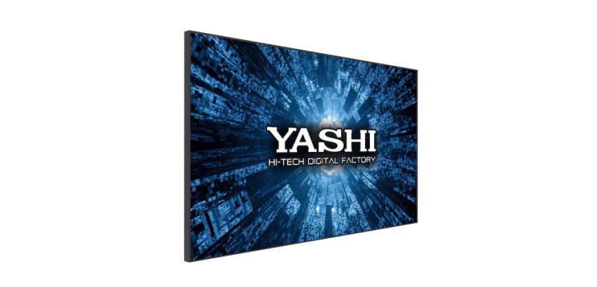 YASHI DY43020 Signage Display Digital signage flat panel 109.2 cm (43") Wi-Fi 550 cd/m² 4K Ultra HD Black Android
