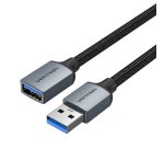 Vention CBLHF cable USB USB 3.2 Gen 1 (3.1 Gen 1) 1 m USB A 5 Gbit/s Negro, Gris